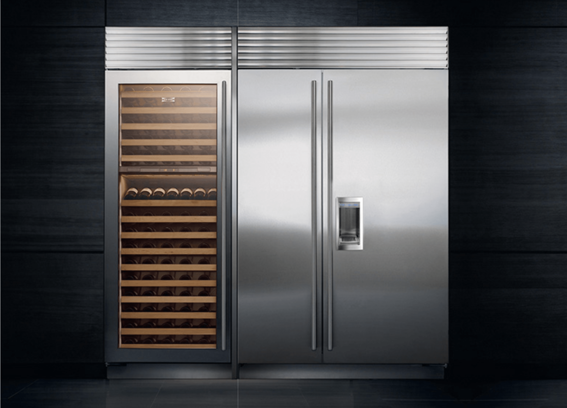 Sub-Zero-Refrigerator-with-Wine-Storage
