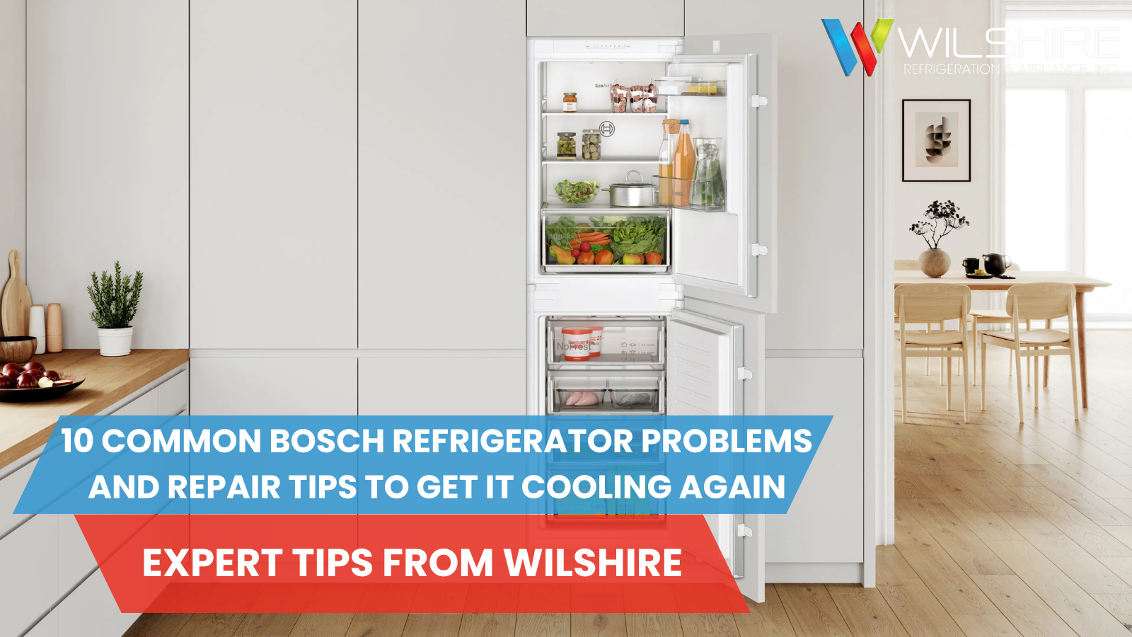 Bosch refrigerator banner