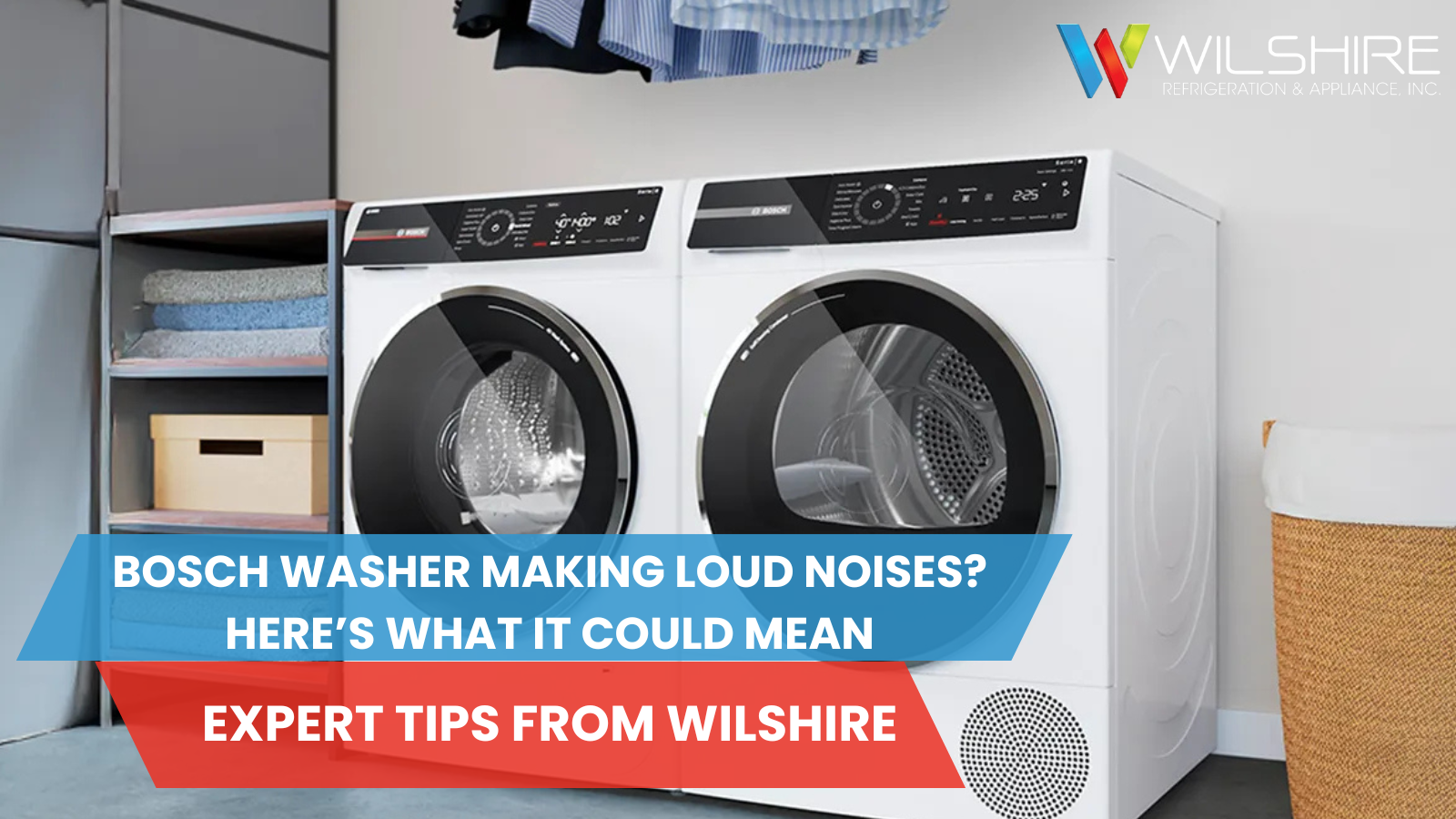 Bosh washer dryer banner