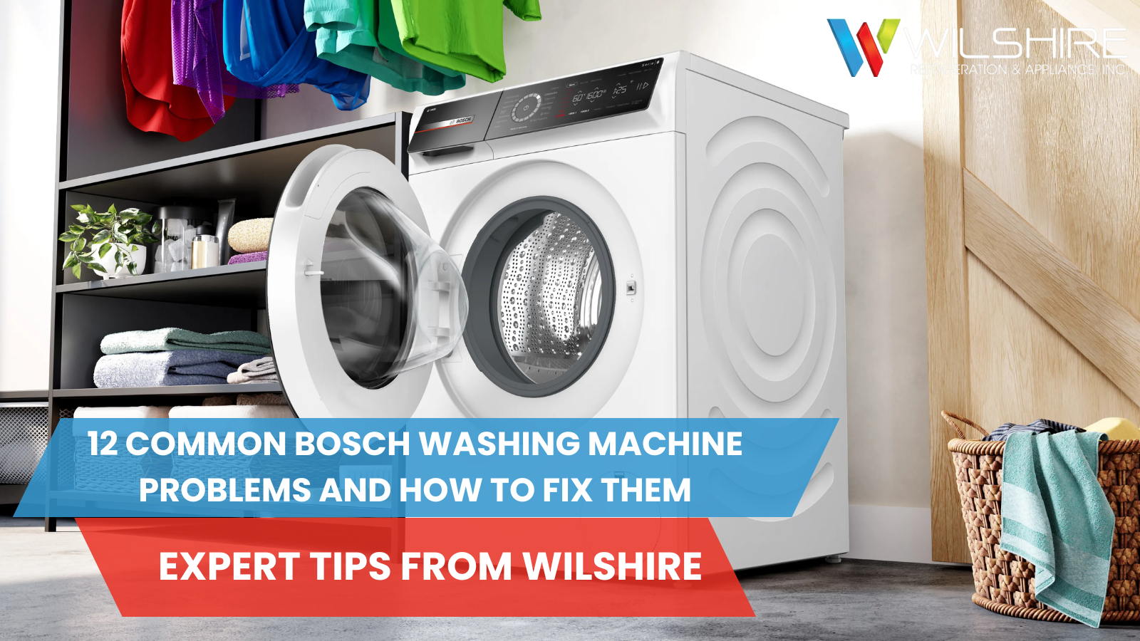 Bosch washing machine banner