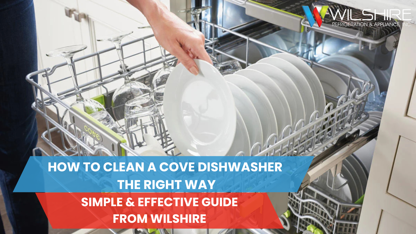 How to clean cove dishwasher banner