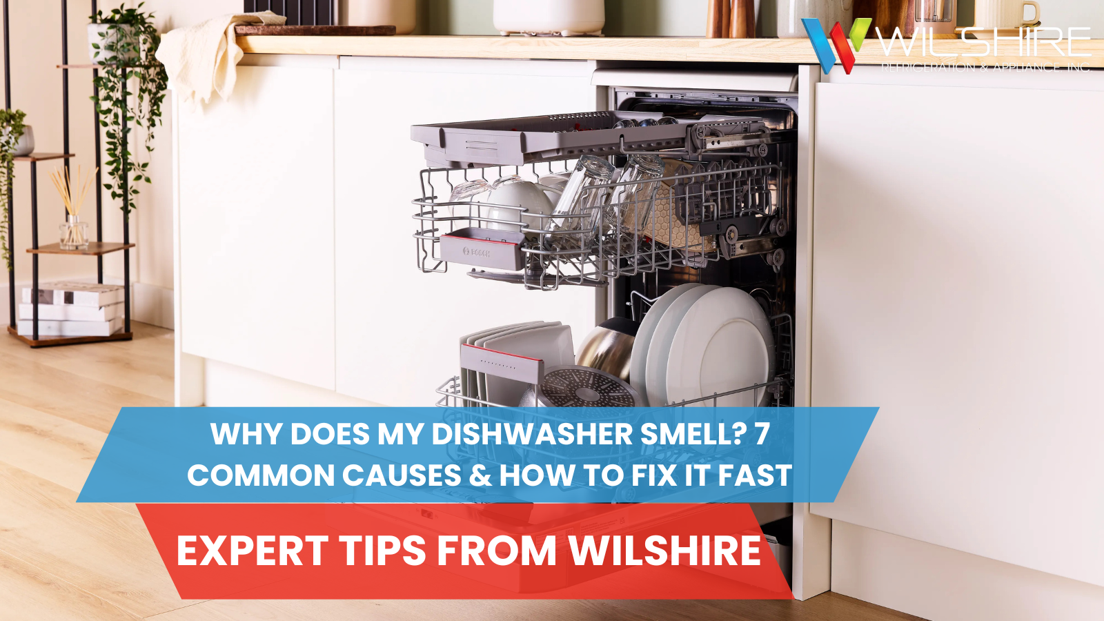 An open dishwasher full of dishes.