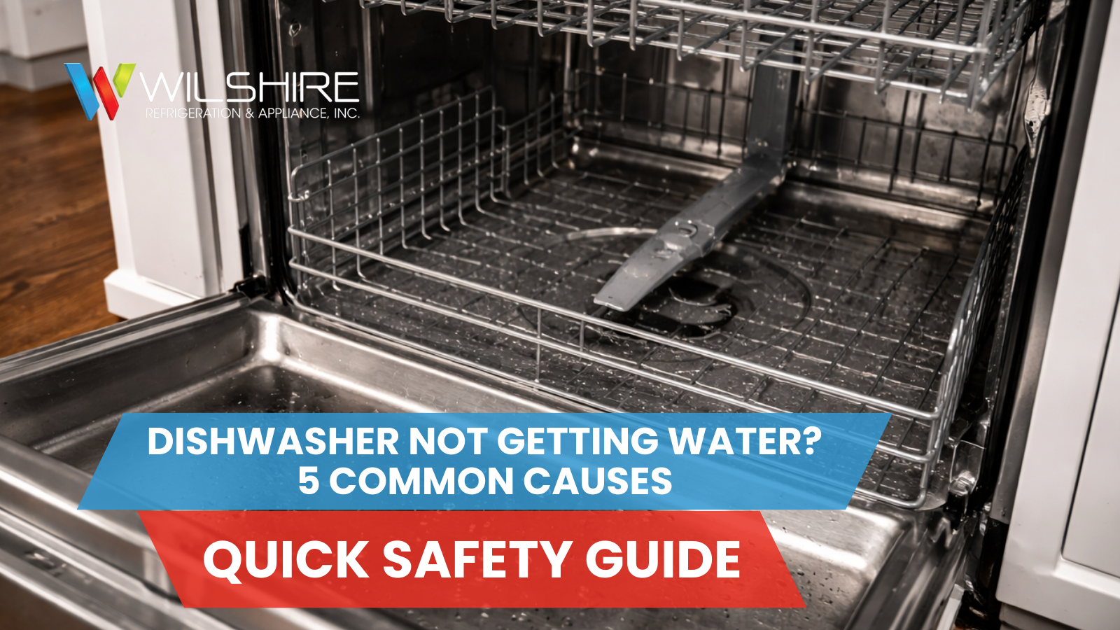 Dishwasher Not Getting Water? 5 Common Causes