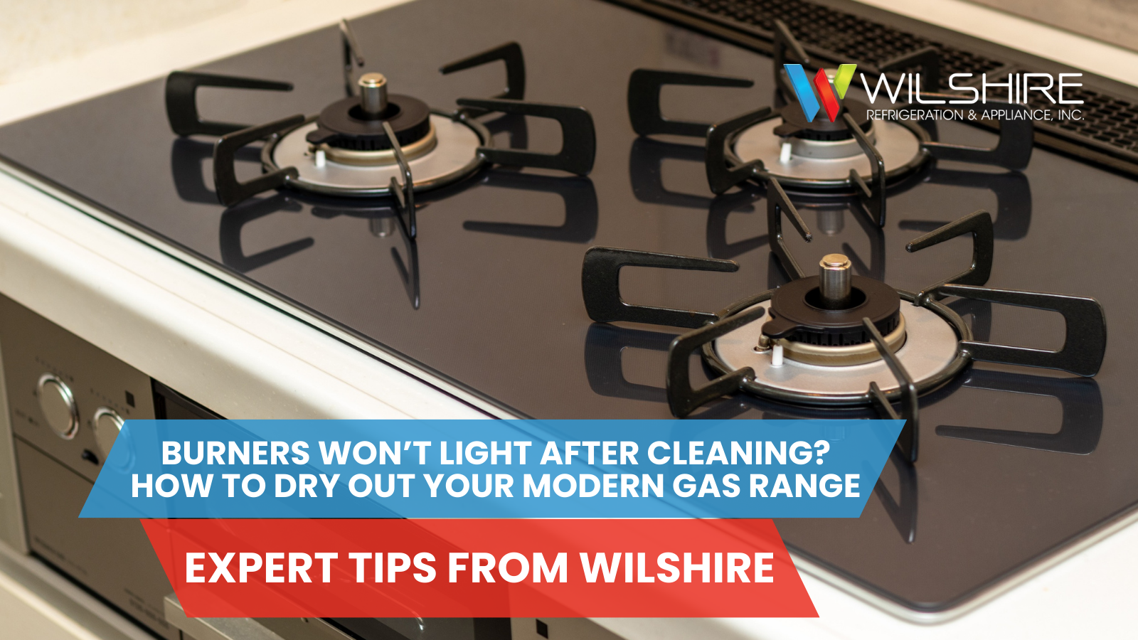 gas burner not lighting after cleaning