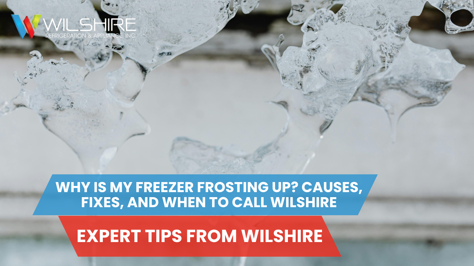 Why Is My Freezer Frosting Up? Causes, Fixes, and When to Call Wilshire
