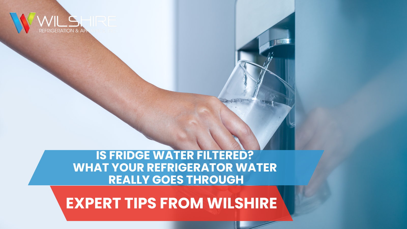 Is fridge water filtered through a refrigerator dispenser into a drinking glass