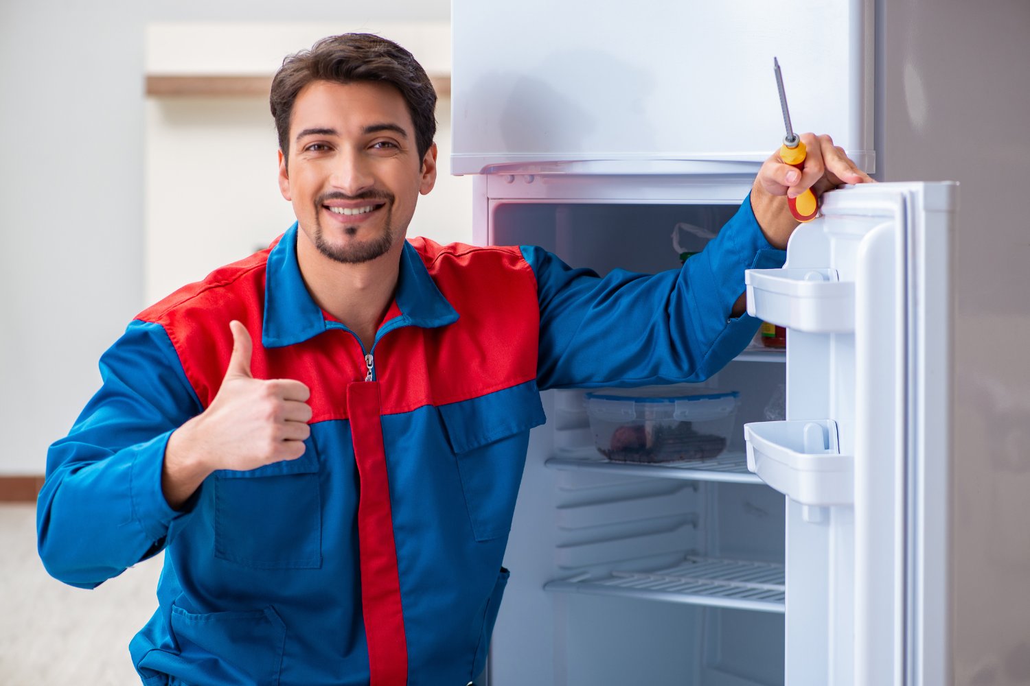 A certified Sub Zero refrigerator technician