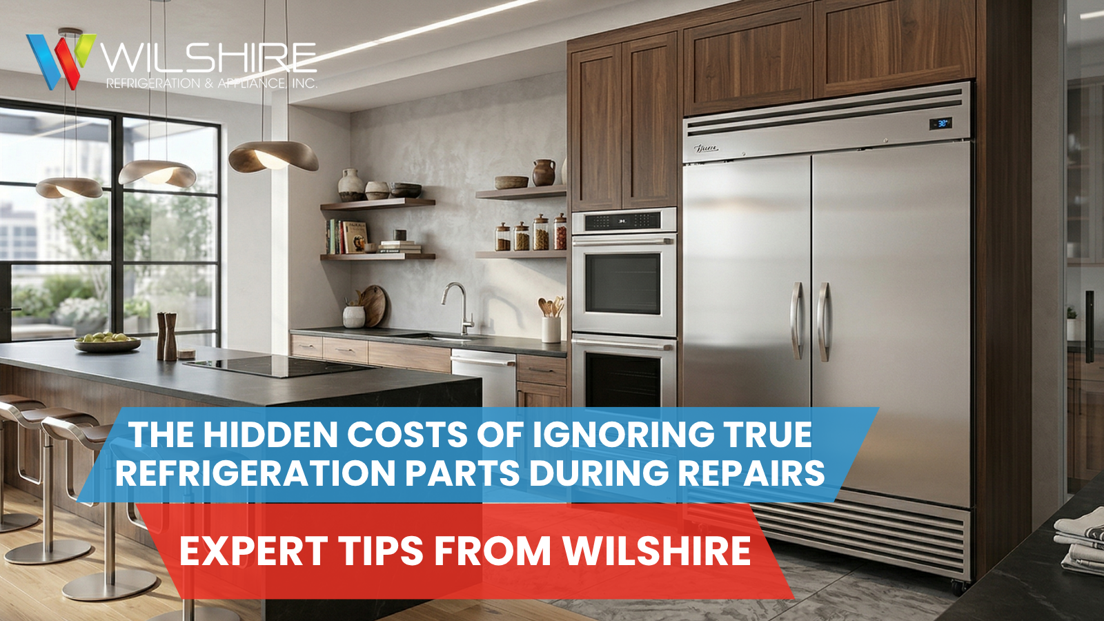 True refrigerator in a luxury kitchen