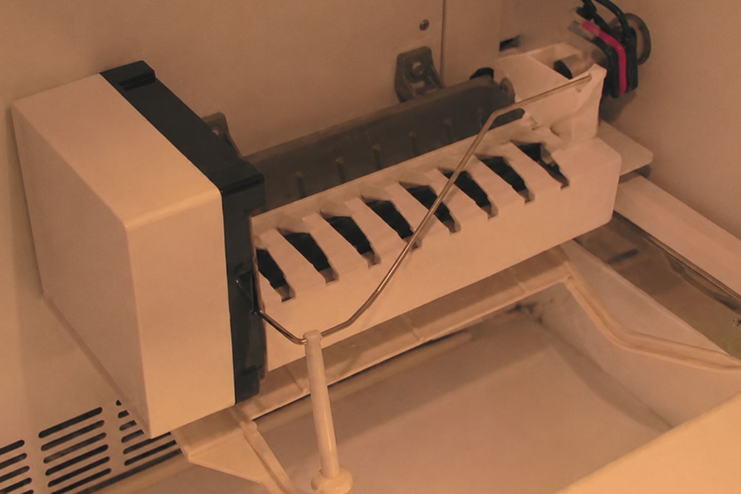 A close look at the ice maker assembly helps explain how a frozen fill tube can lead to Sub-Zero ice maker repair.