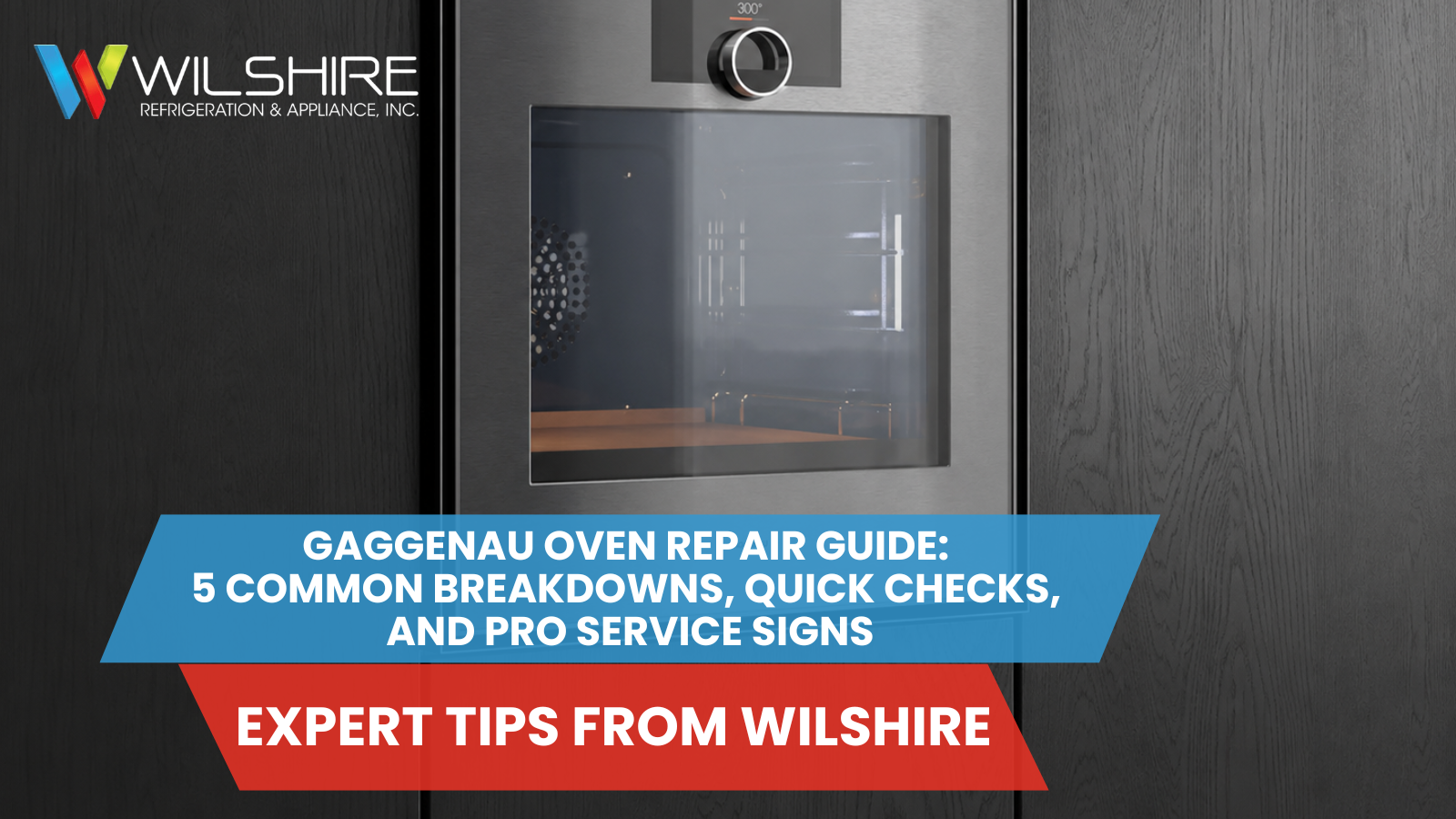 Built-in Gaggenau oven in a luxury kitchen for Gaggenau oven repair, service, and appliance diagnostics.